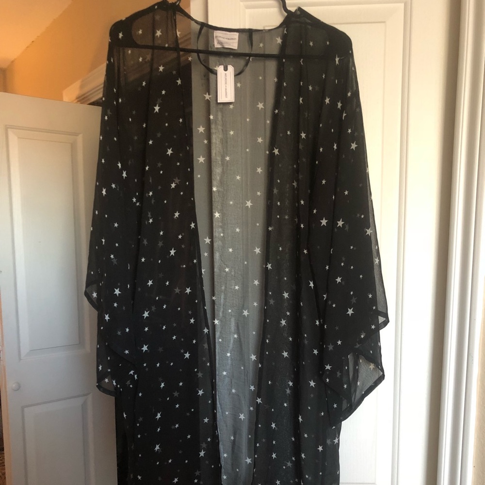 Black and white star duster